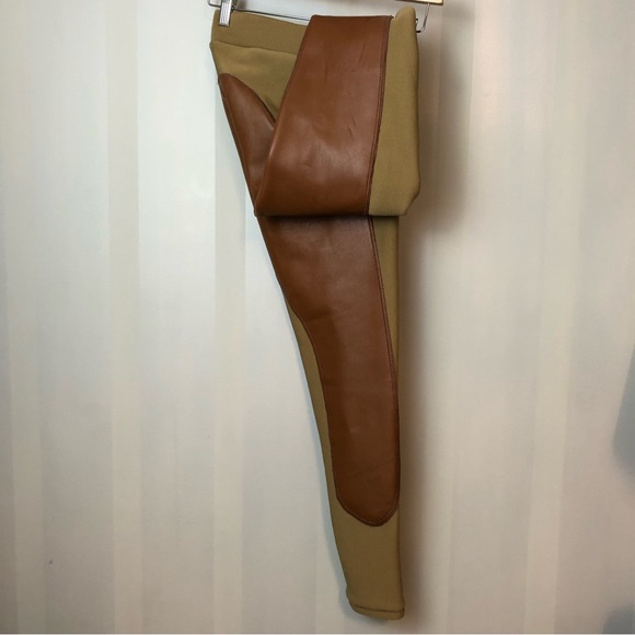 Tropical Rider Pull On Lambskin Leather Full Seat Riding Pant Size Small Petite - Picture 4 of 12